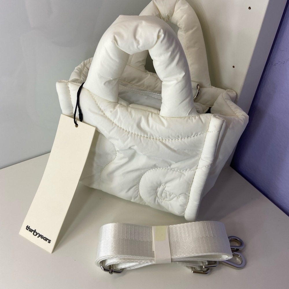 White Quilted Women's Bag